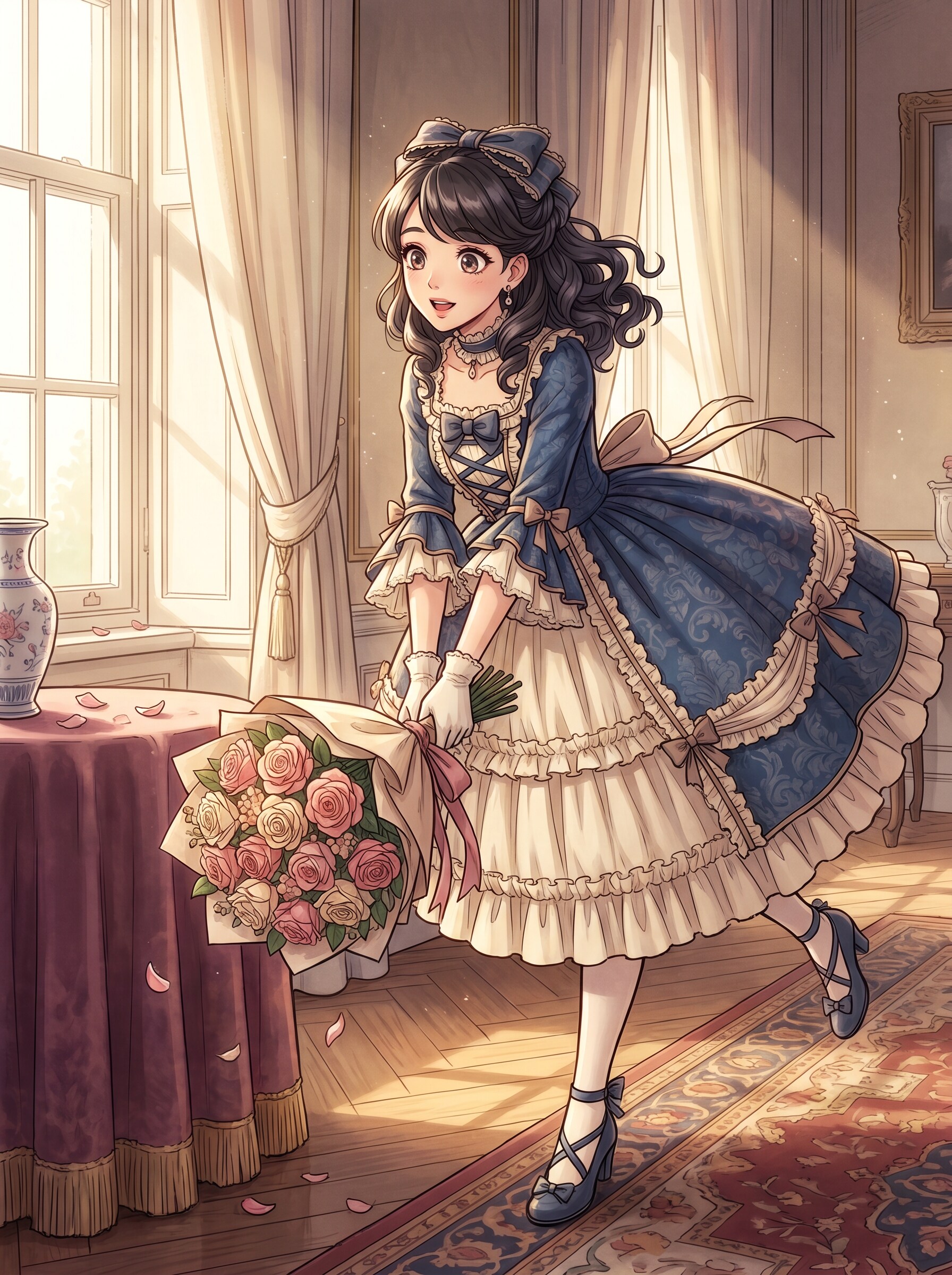 薔薇頬の午後