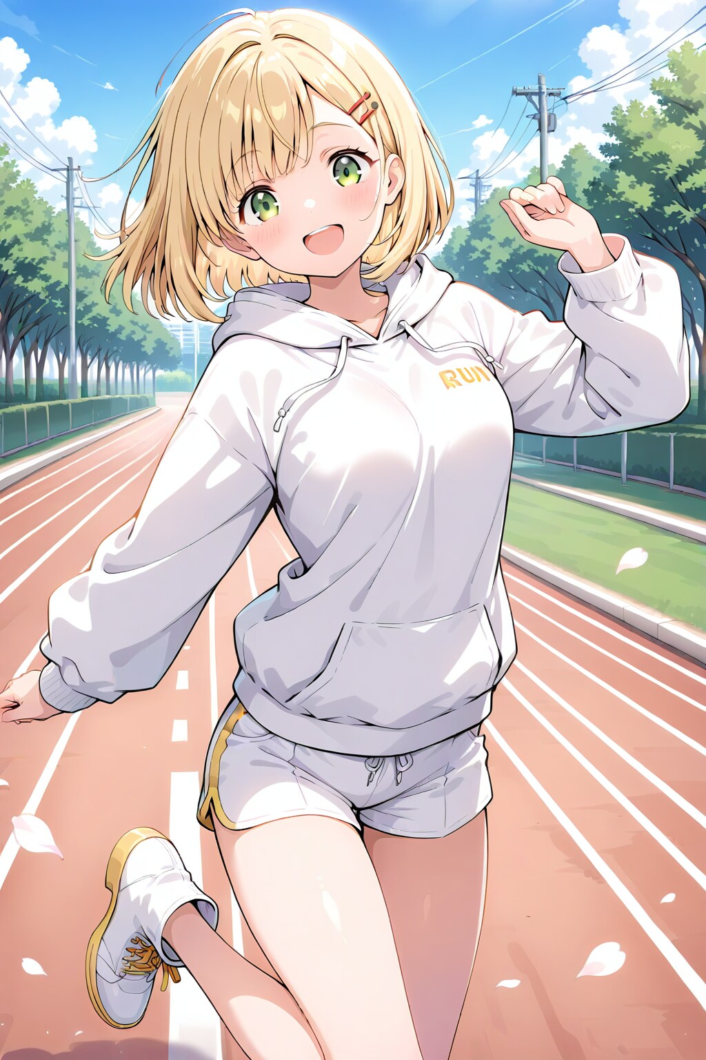 スポーツウェアの千鶴ちゃん