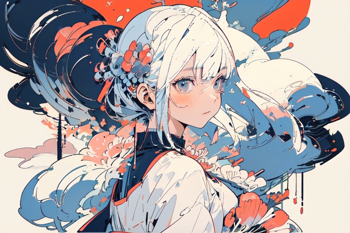 雲煙、混ざる、彩の君。