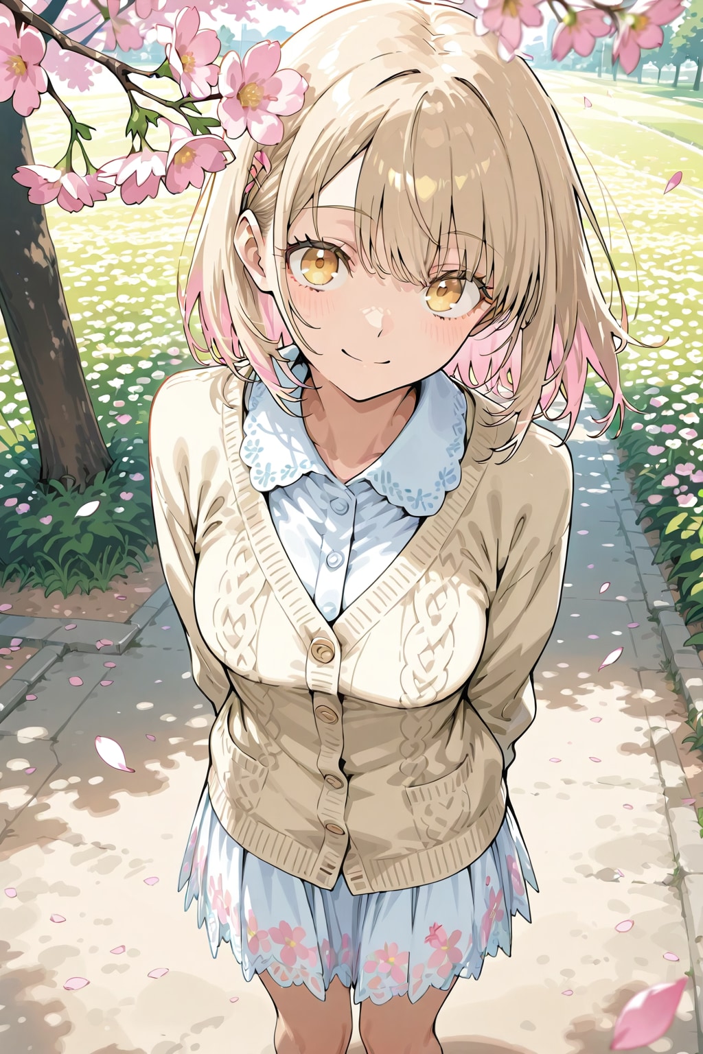 投稿企画「春色コーデ」 | の人気AIイラスト・グラビア