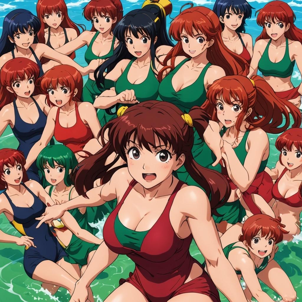 健全！水着女子大集合。