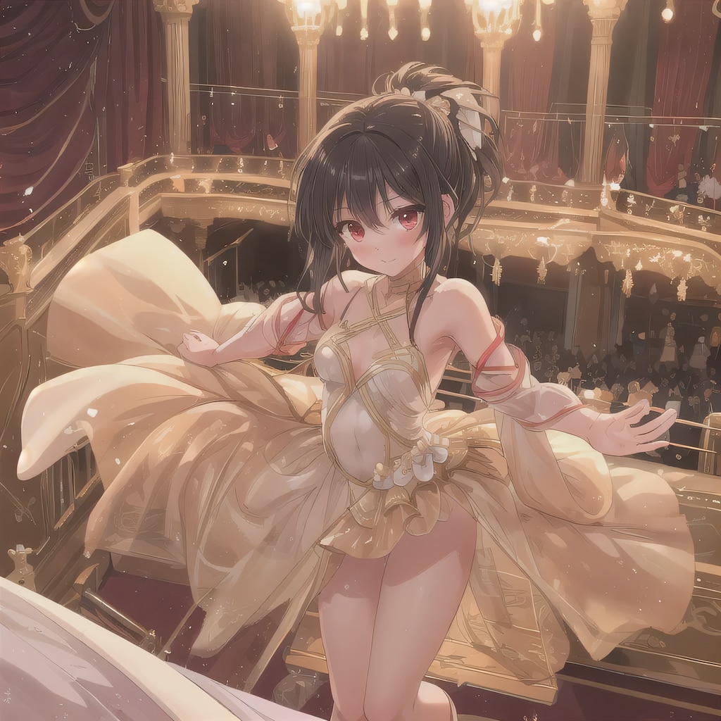 黒髪ロングで演劇の少女３６