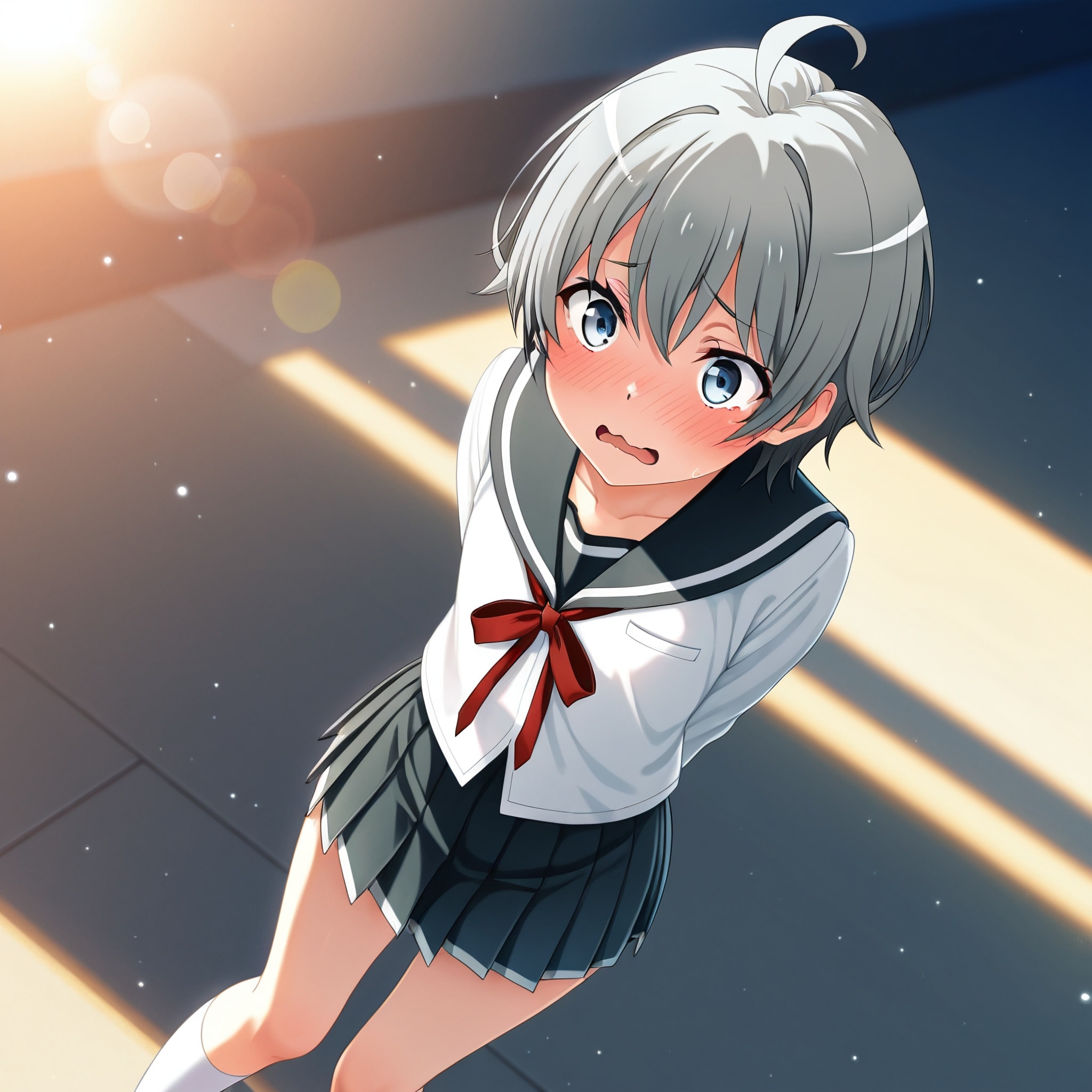 セーラー服の戸塚彩加