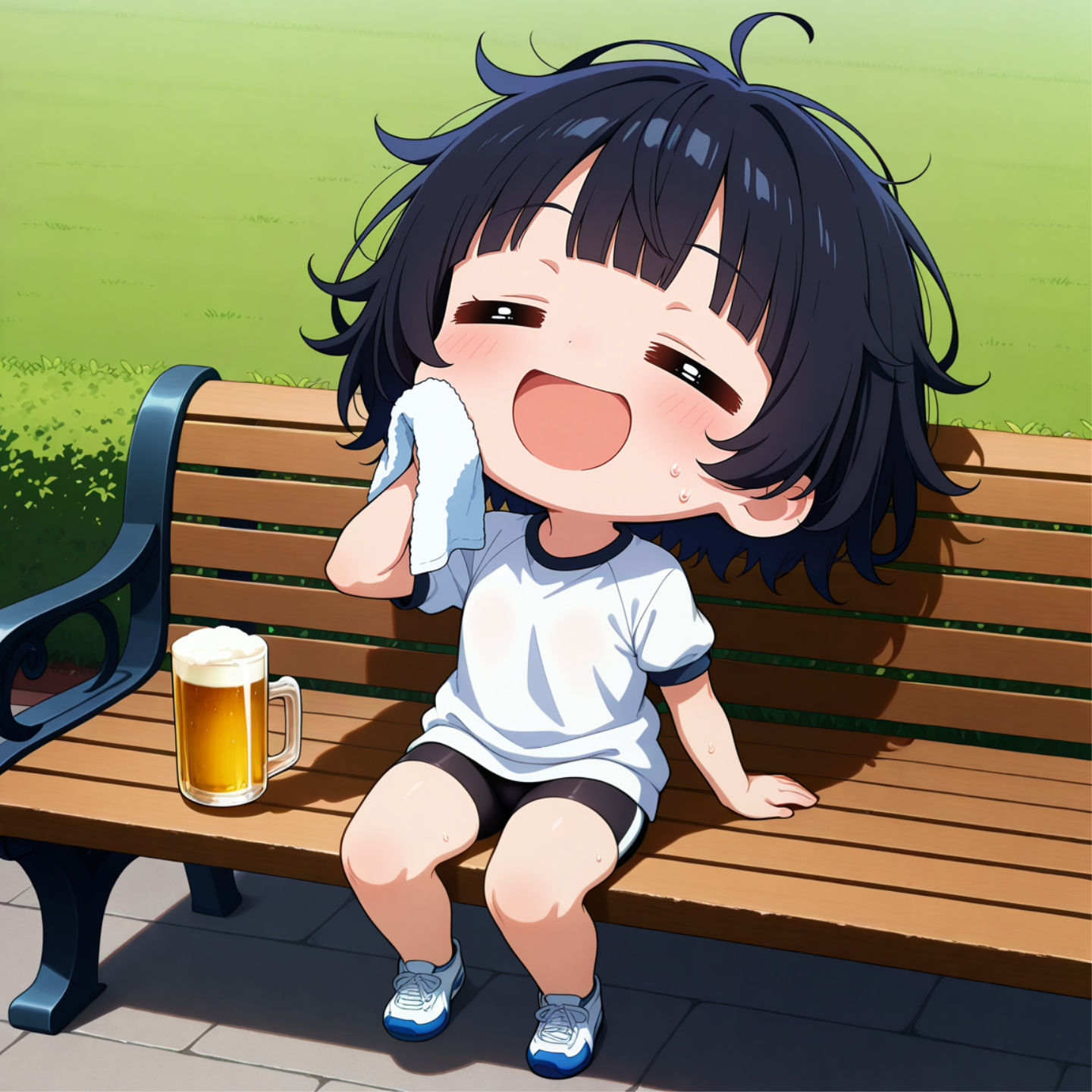 運動後の一杯 | の人気AIイラスト・グラビア