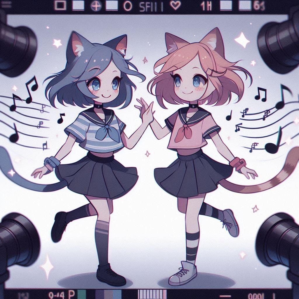 猫又ちゃん達のダンス♪