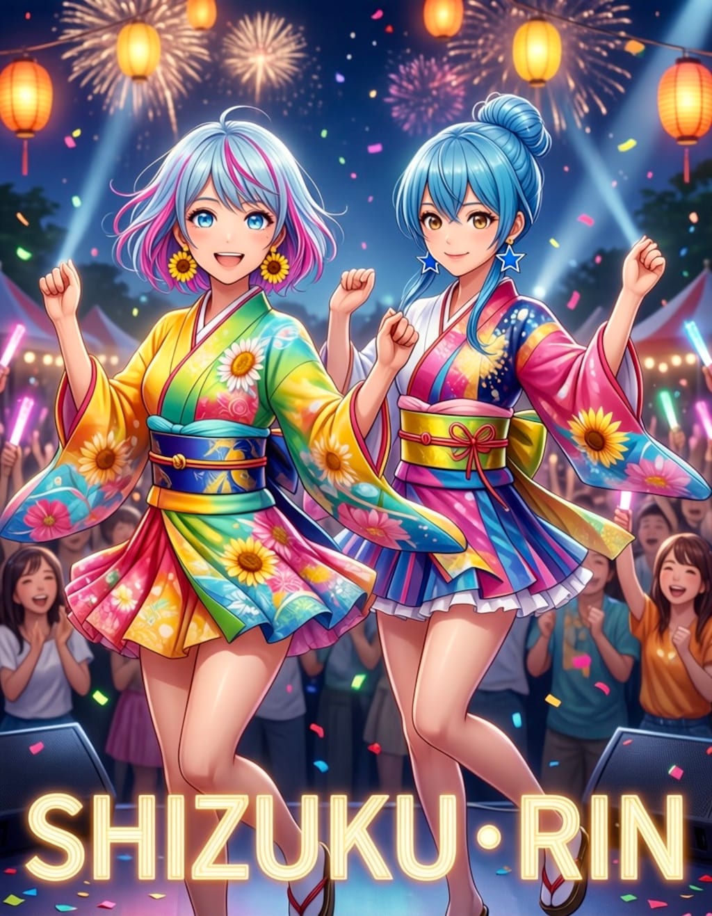 雫ちゃん💧リンちゃん💙夏祭りライブ