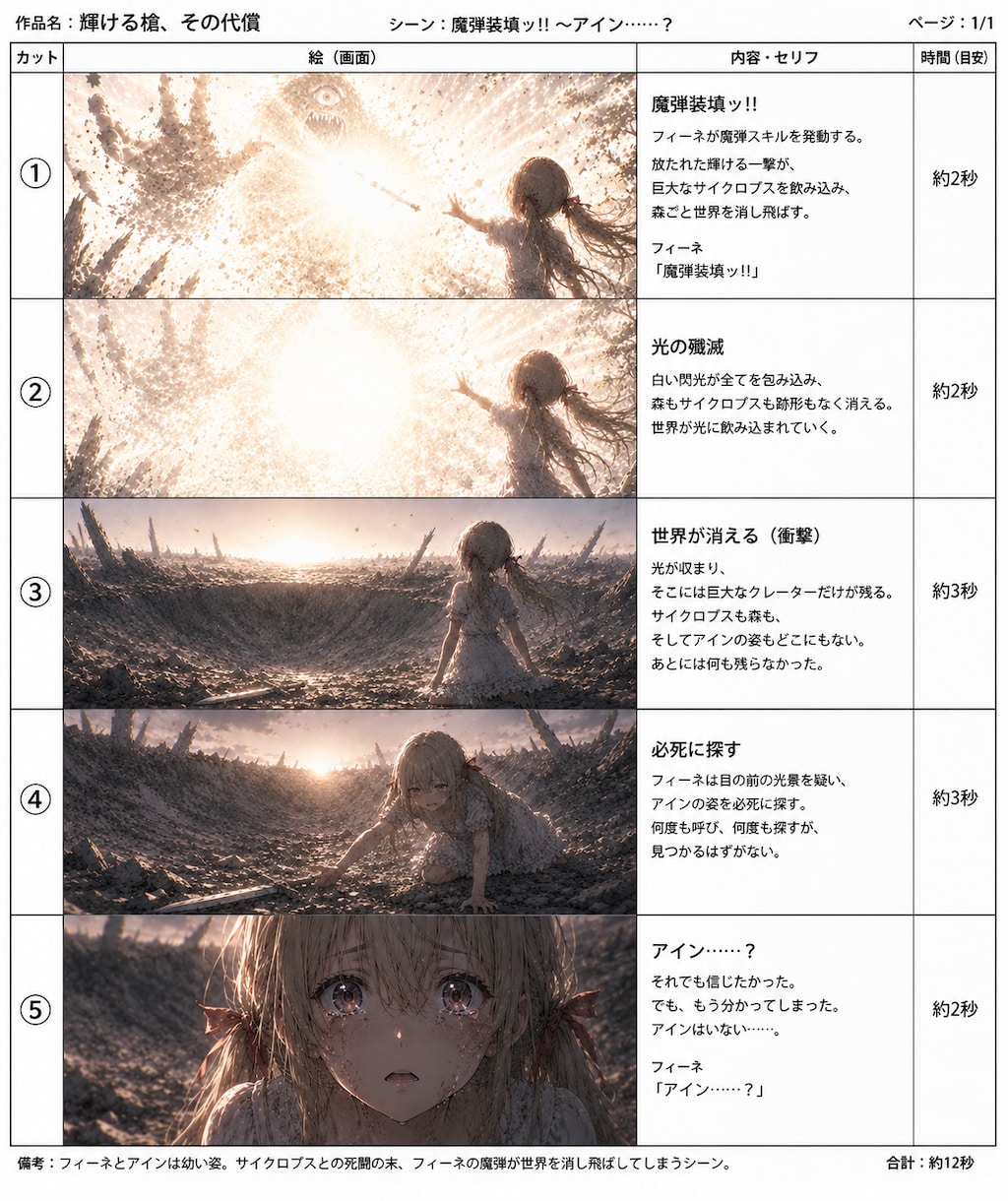 ストーリーボード「魔弾装填ッ!!」