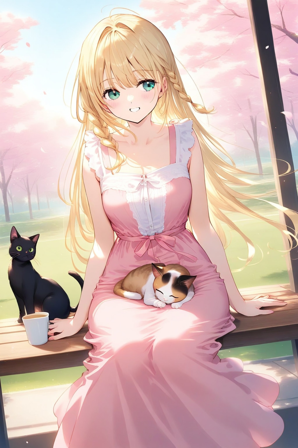 お日様の薫りニャ！