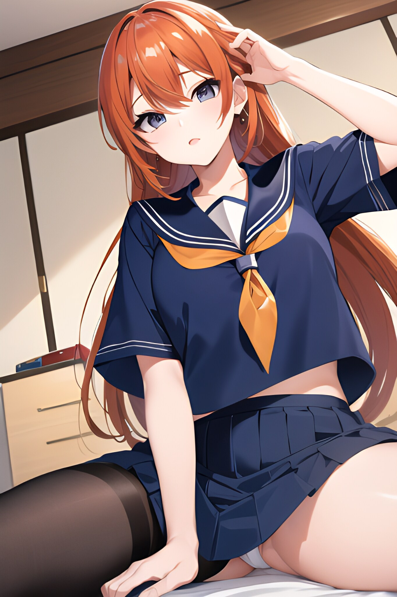 初めての彼女の部屋