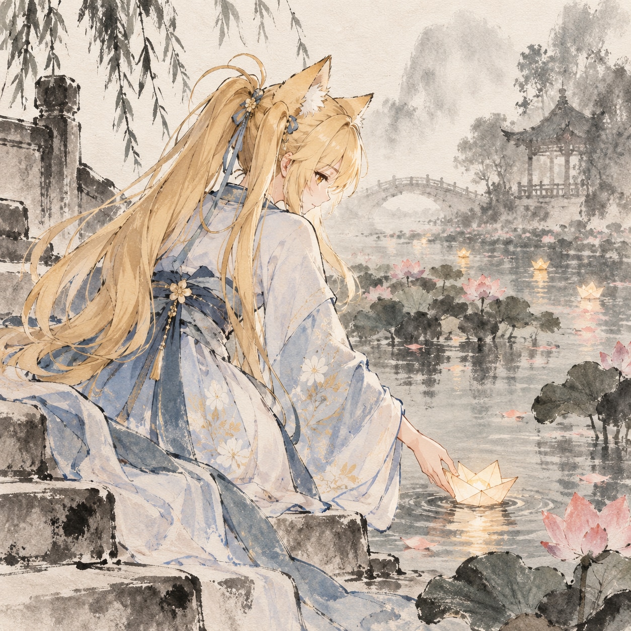 蓮池のミラ | の人気AIイラスト・グラビア