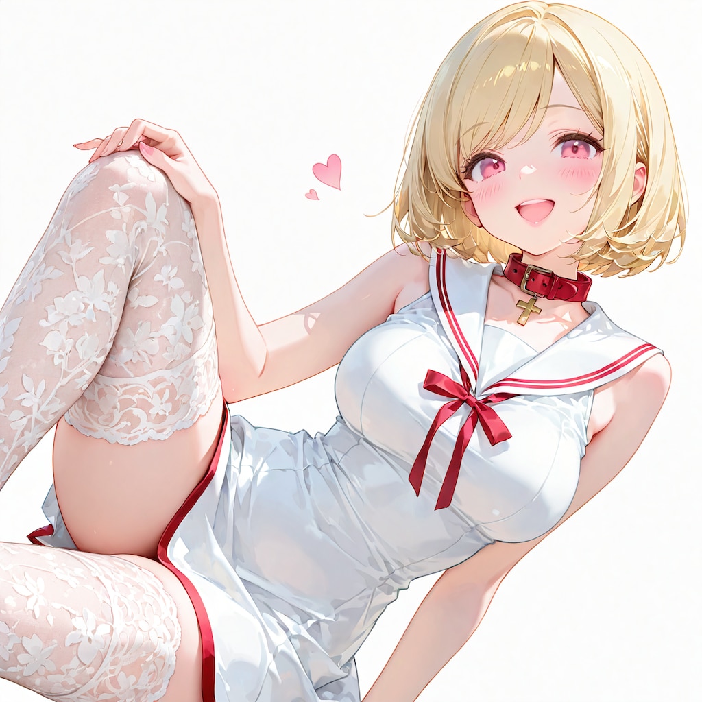ノースリーブのセーラー