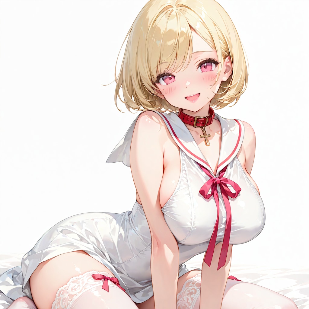 ノースリーブのセーラー
