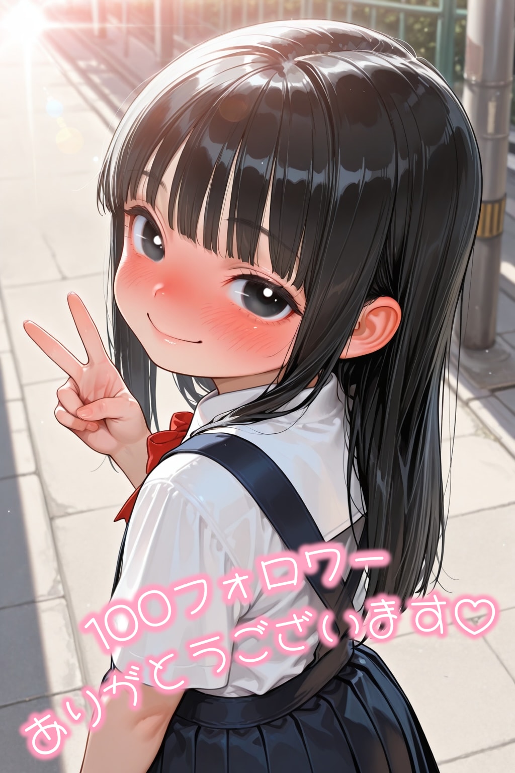 100フォロワーありがとうございます♡ | の人気AIイラスト・グラビア