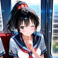 学生に紛れる抜け忍 2枚目