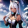 海辺の褐色猫 5枚目