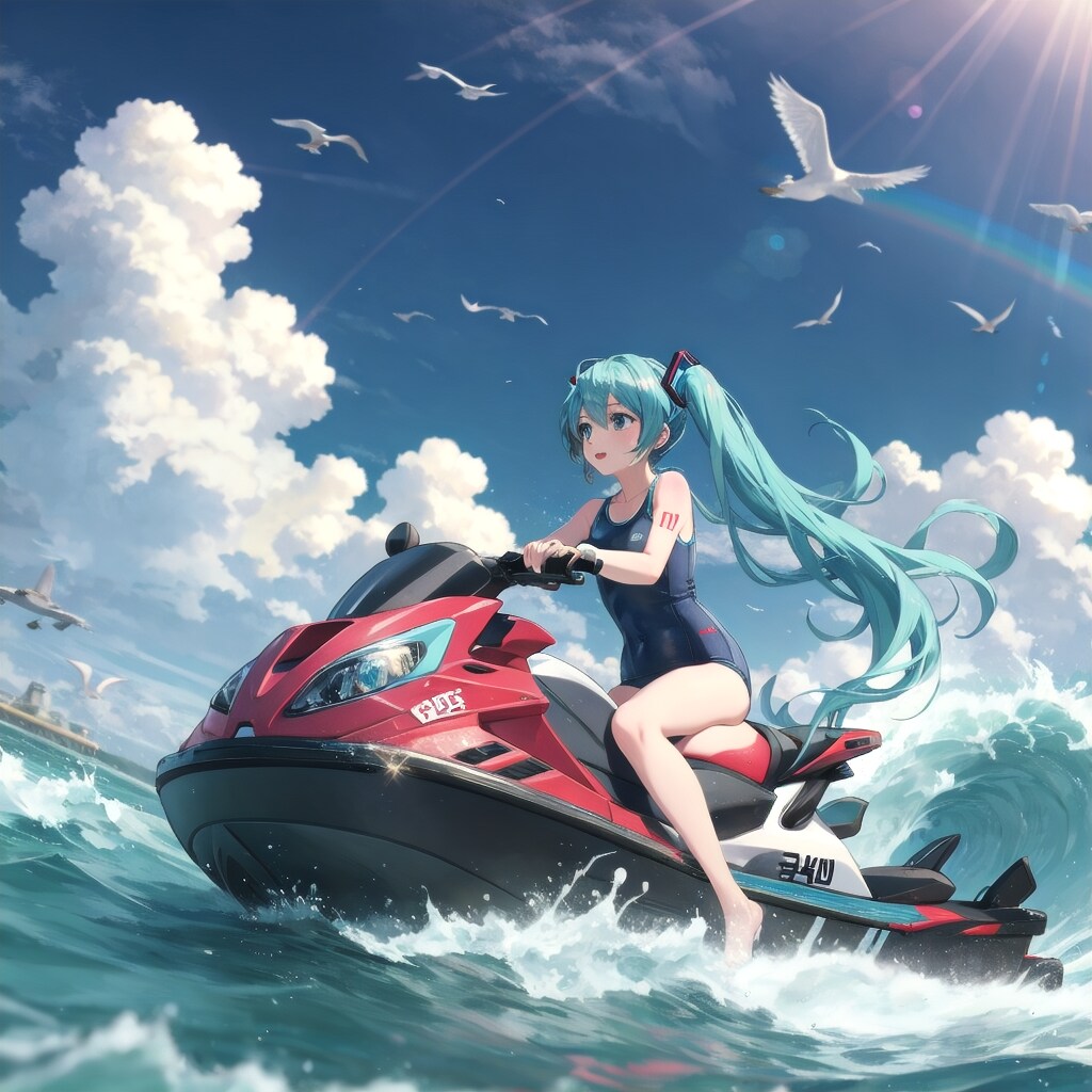 水上バイク | の人気AIイラスト・グラビア