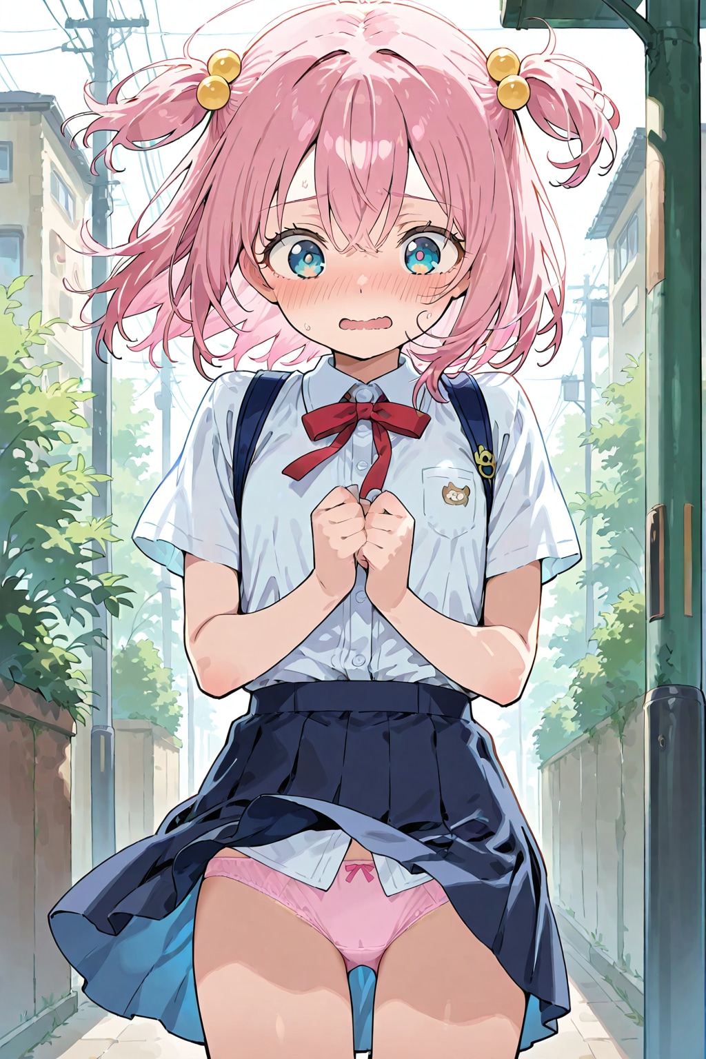 あのっ、ズボンのチャック開いてますけどっ！