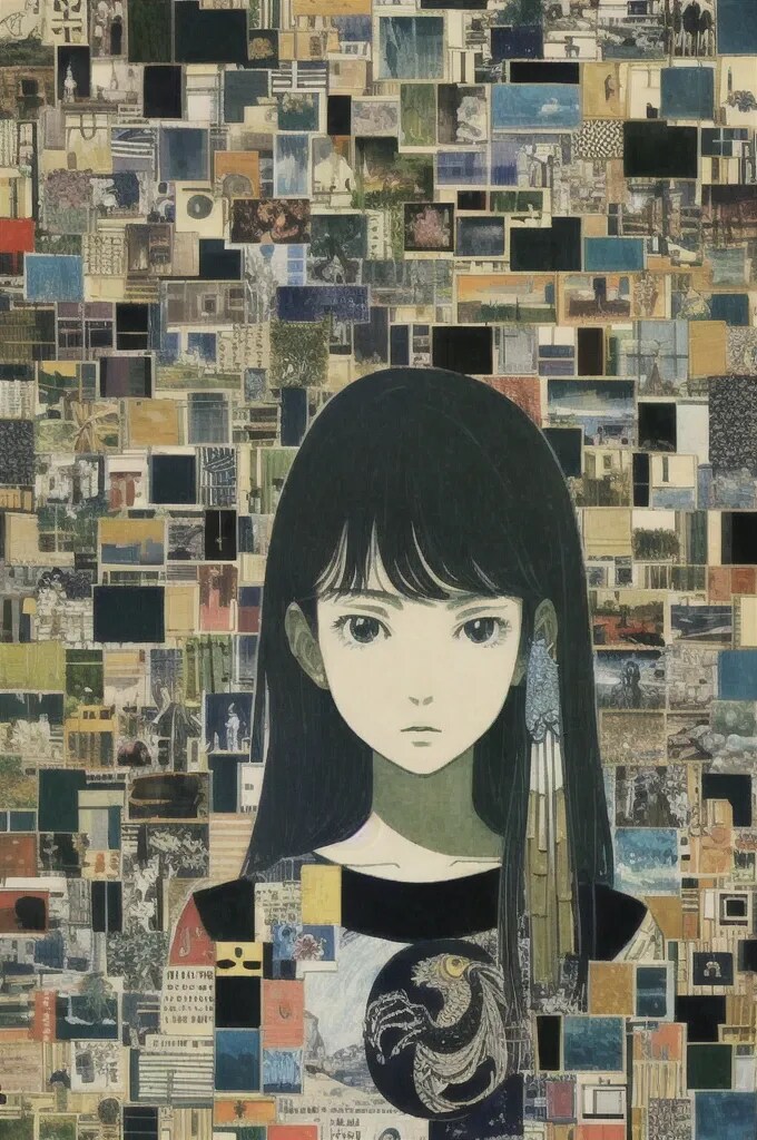 少女コラージュ | の人気AIイラスト・グラビア