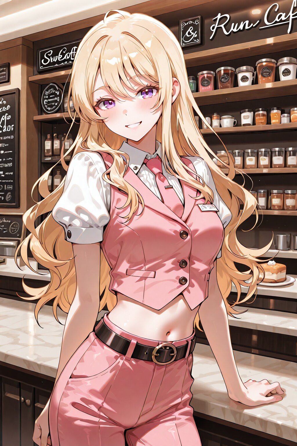 フレンチかっこかわいいカフェバーオーナーアレクサンドラ・アラールのポートレート
