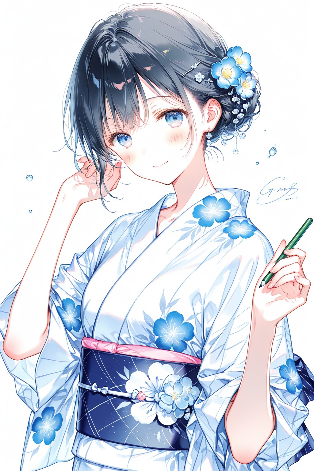 浴衣女子 | の人気AIイラスト・グラビア