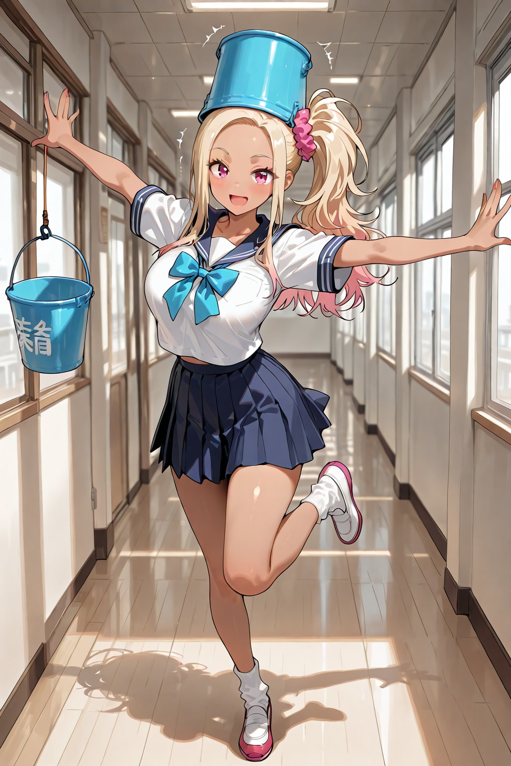 ギャル✖️バケツ