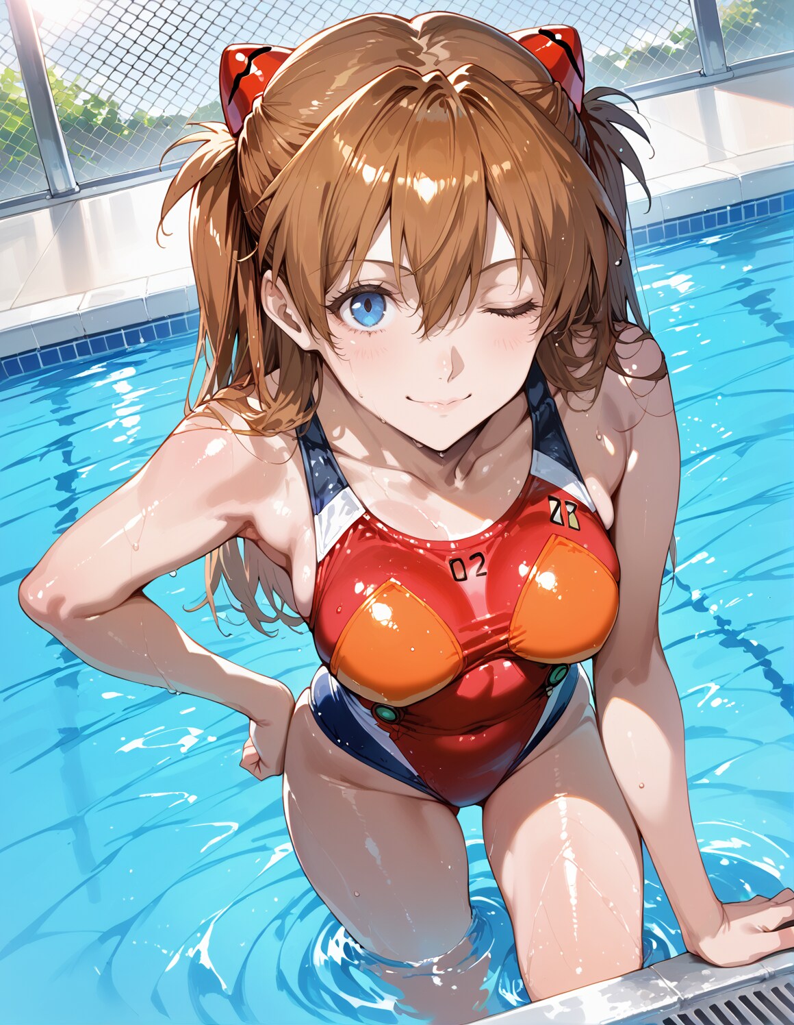 アスカちゃんとプール✨