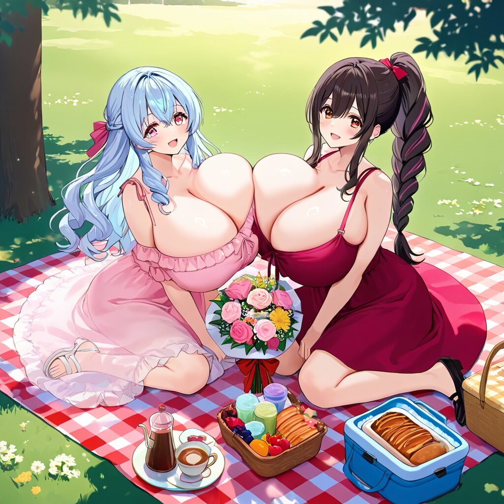 うちの子たちとピクニック