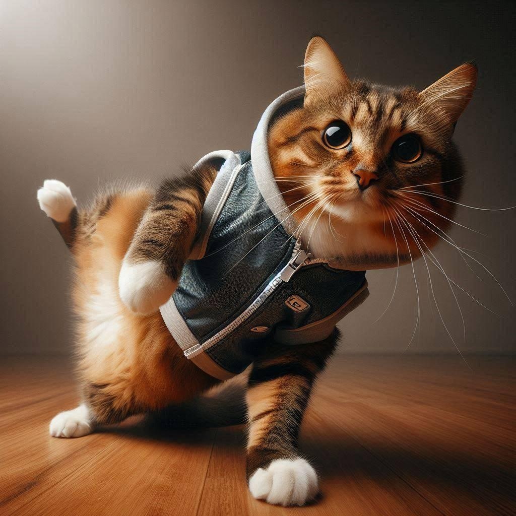 ワイルドが好きな猫
