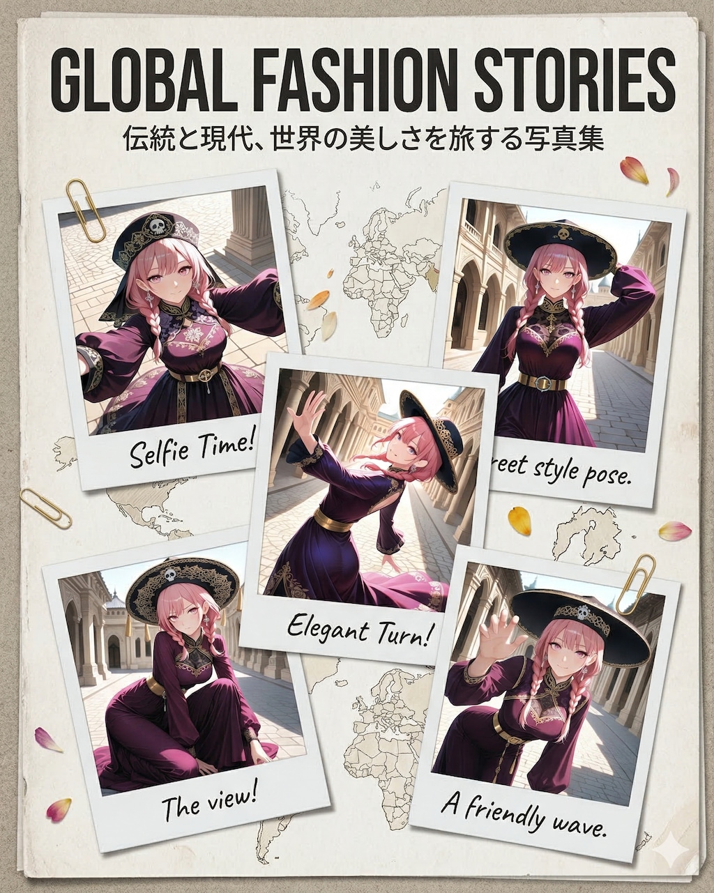 ウズベキスタン民族衣装「アトラス」