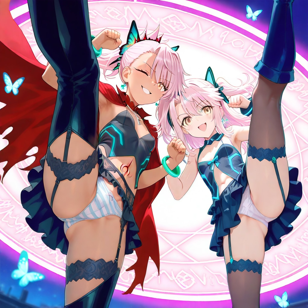 クロエちゃんでハイキック