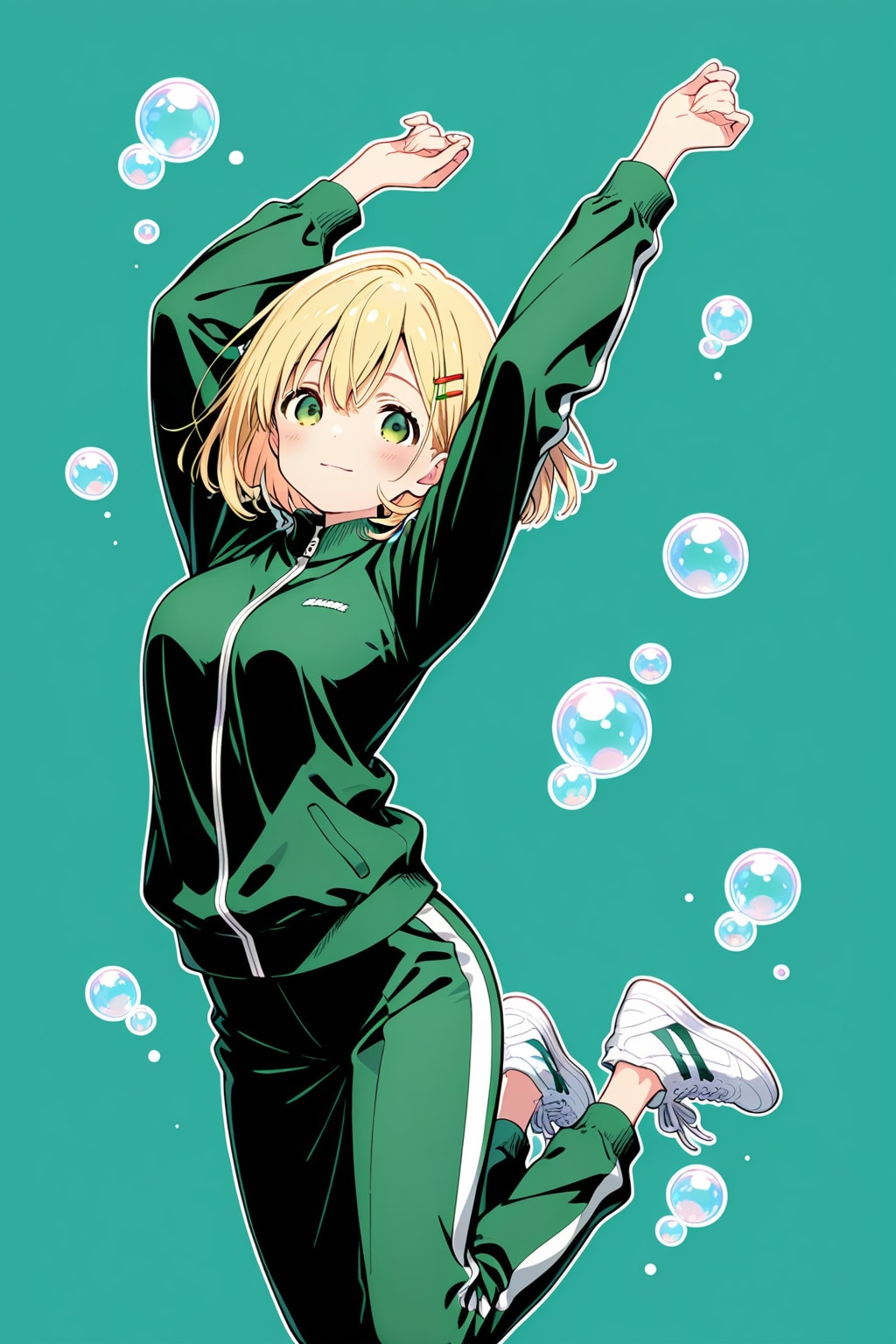 学校指定ジャージの千鶴ちゃん | の人気AIイラスト・グラビア