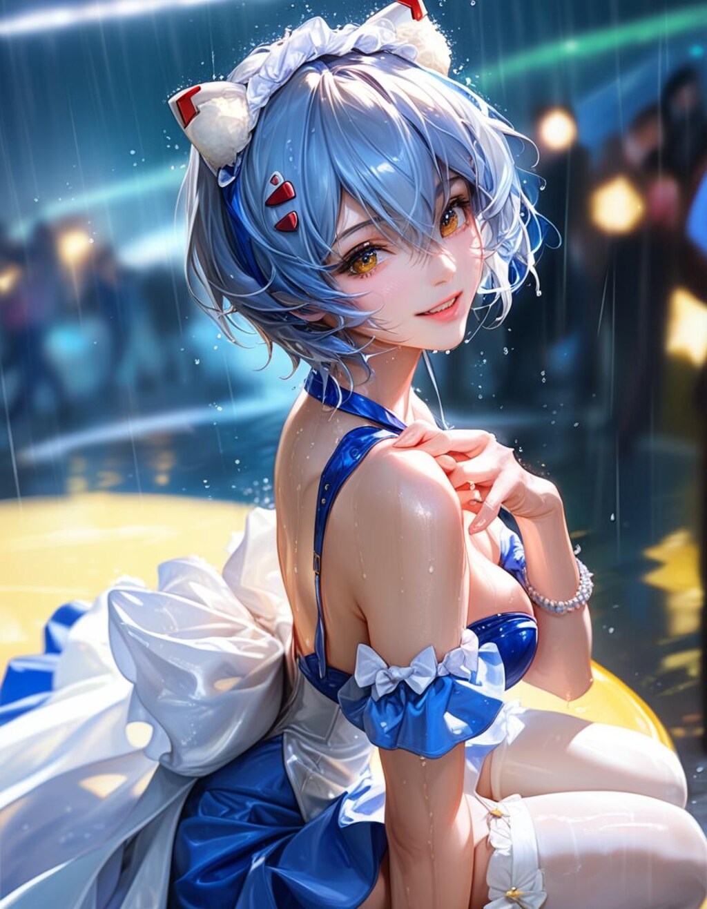 雨のファッションショー　レイちゃん