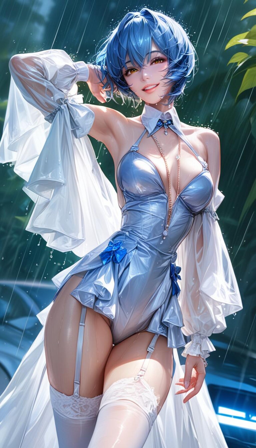 雨のファッションショー　レイちゃん