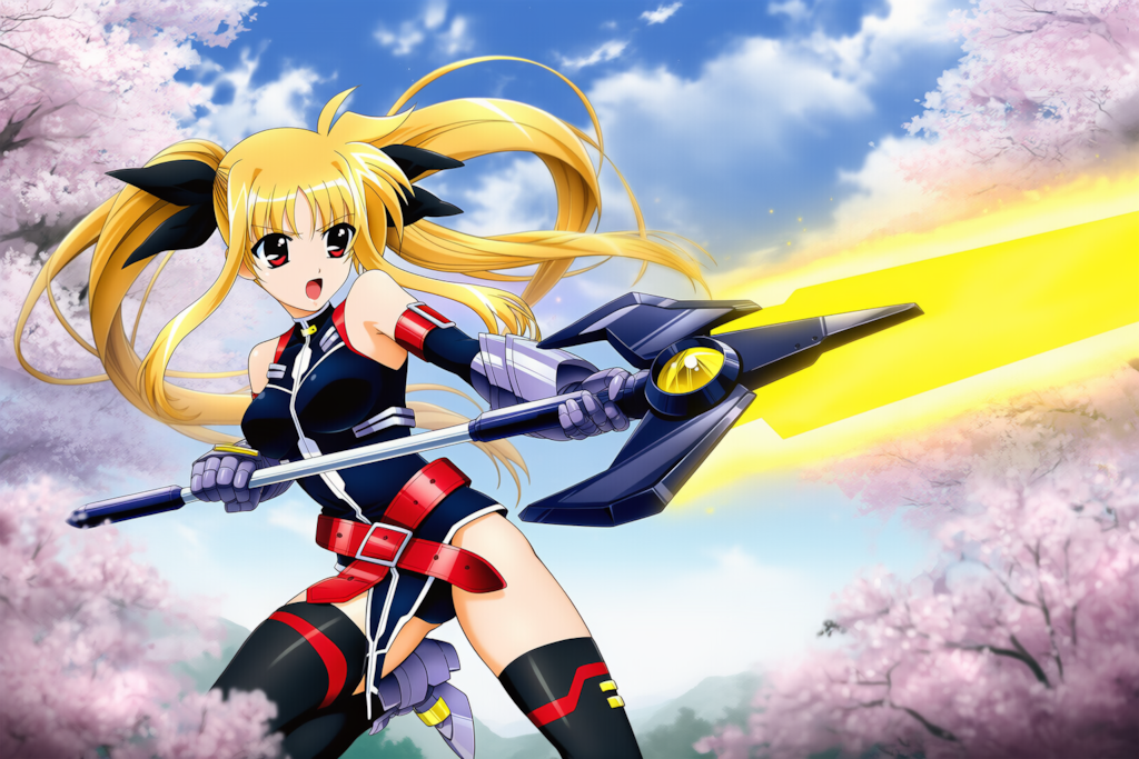 桜舞う中で模擬戦