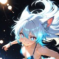 九尾＆猫の獣人のビキニ姿 5枚目