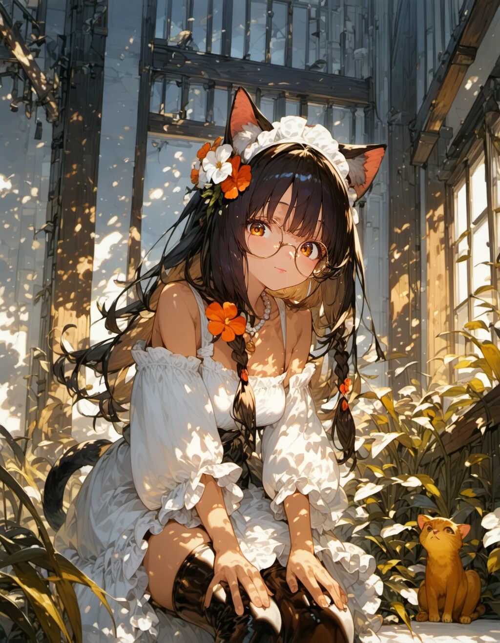 The Spectacled Garden Neko