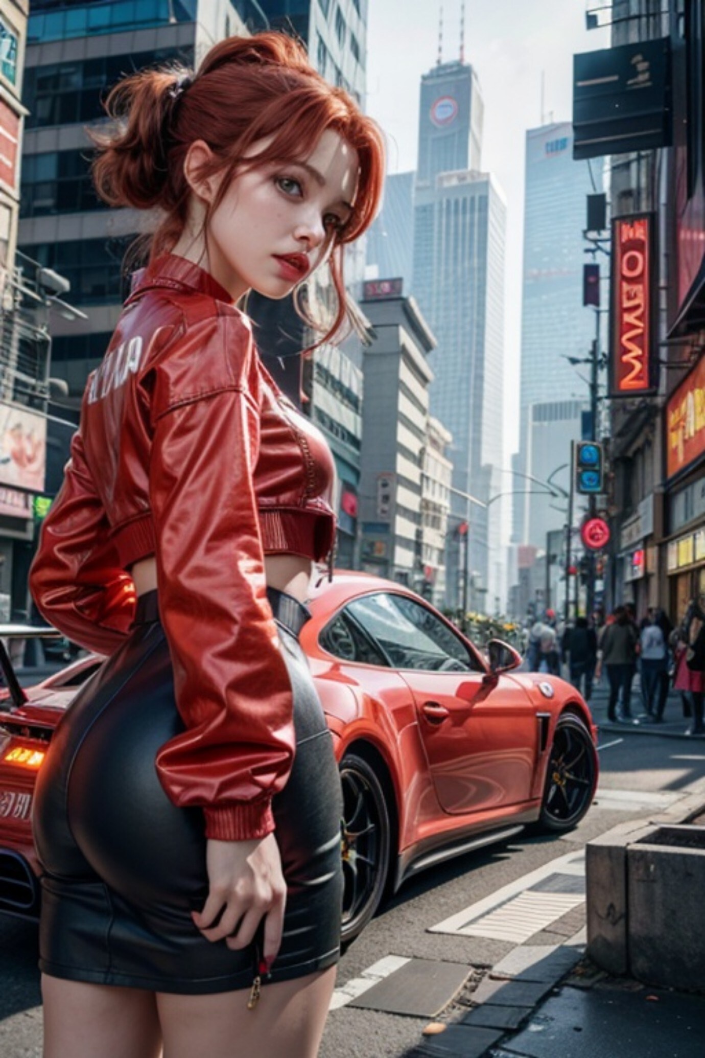 赤髪の人 | の人気AIイラスト・グラビア