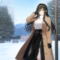 ユリママ　冬旅行ファッション 3枚目