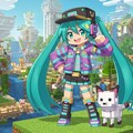 マインクラフト風初音ミク 3枚目
