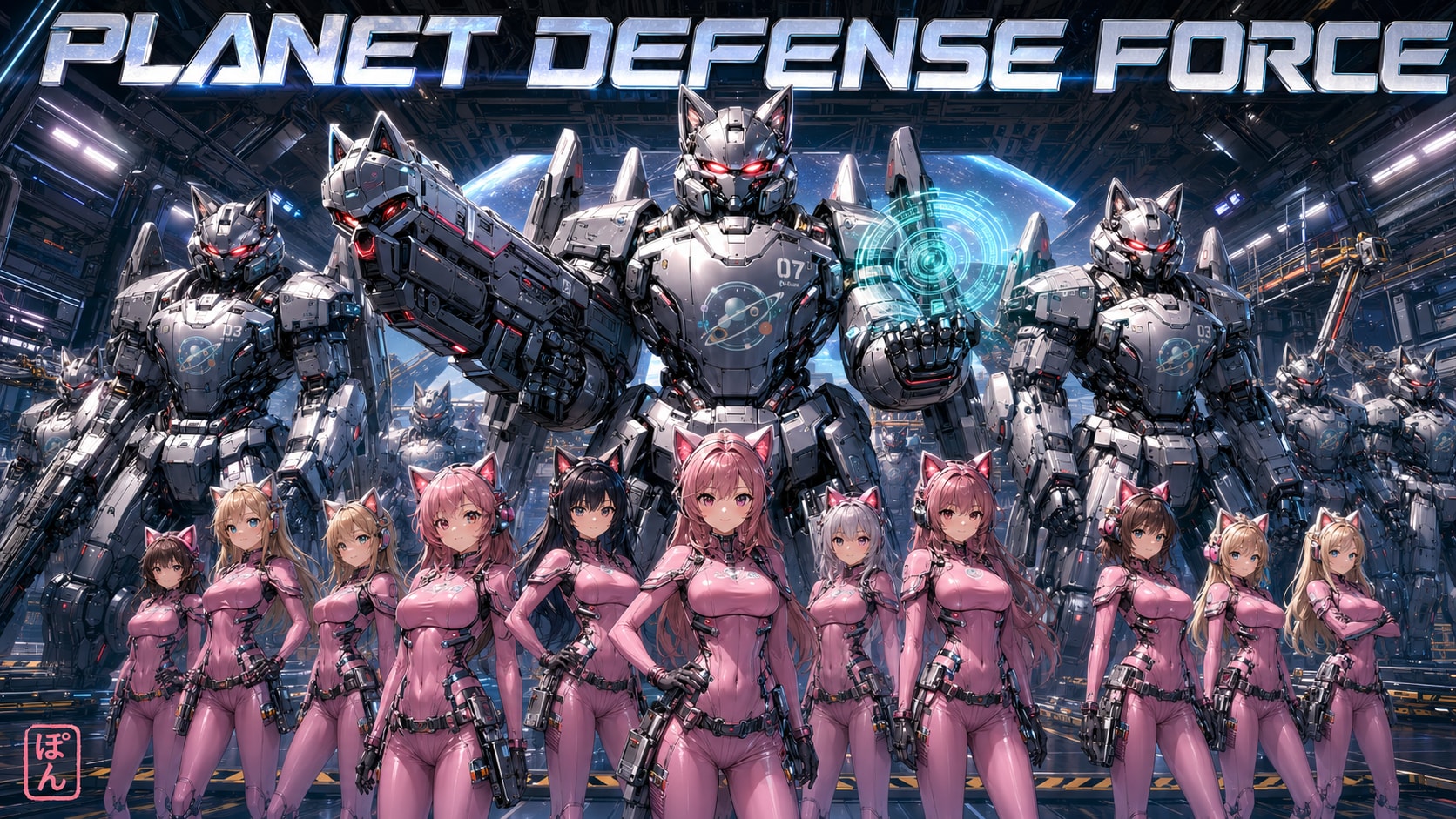 PDF(惑星防衛隊) | の人気AIイラスト・グラビア