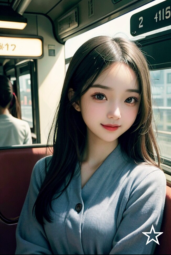 🚊電車に乗るAI彼女🚊