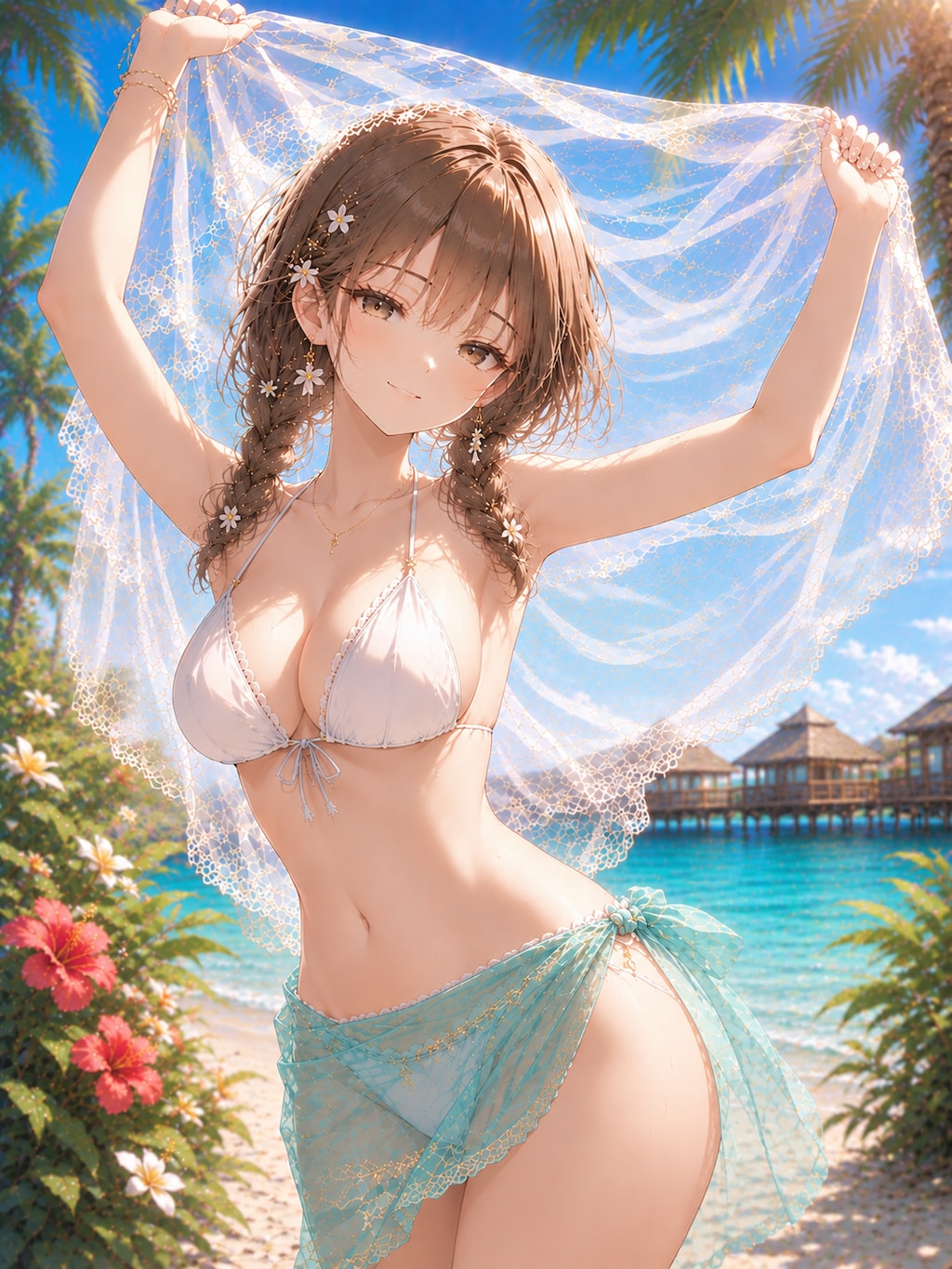 潮風とベール