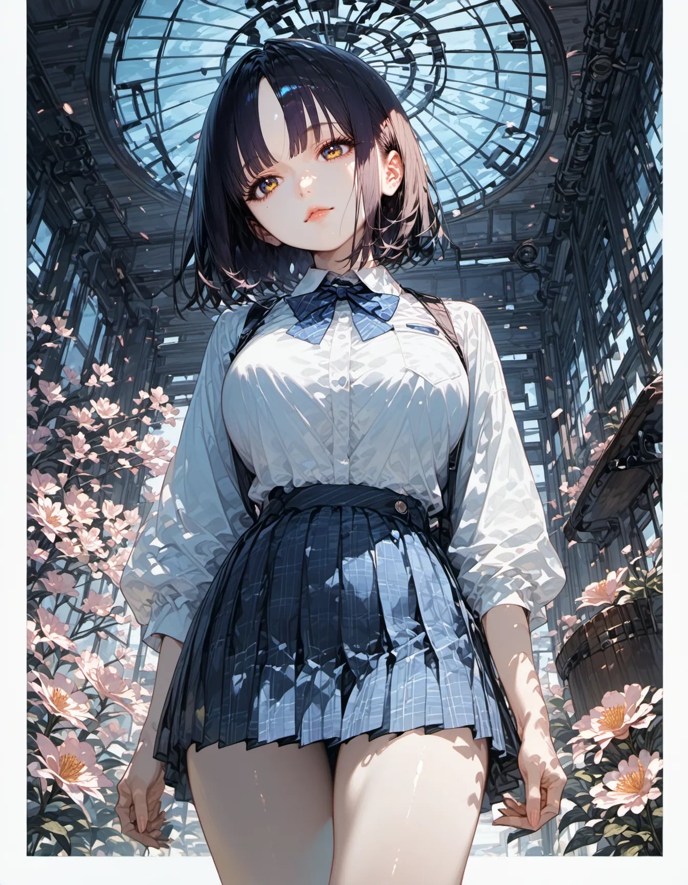 Blooming Beneath the Glass Dome