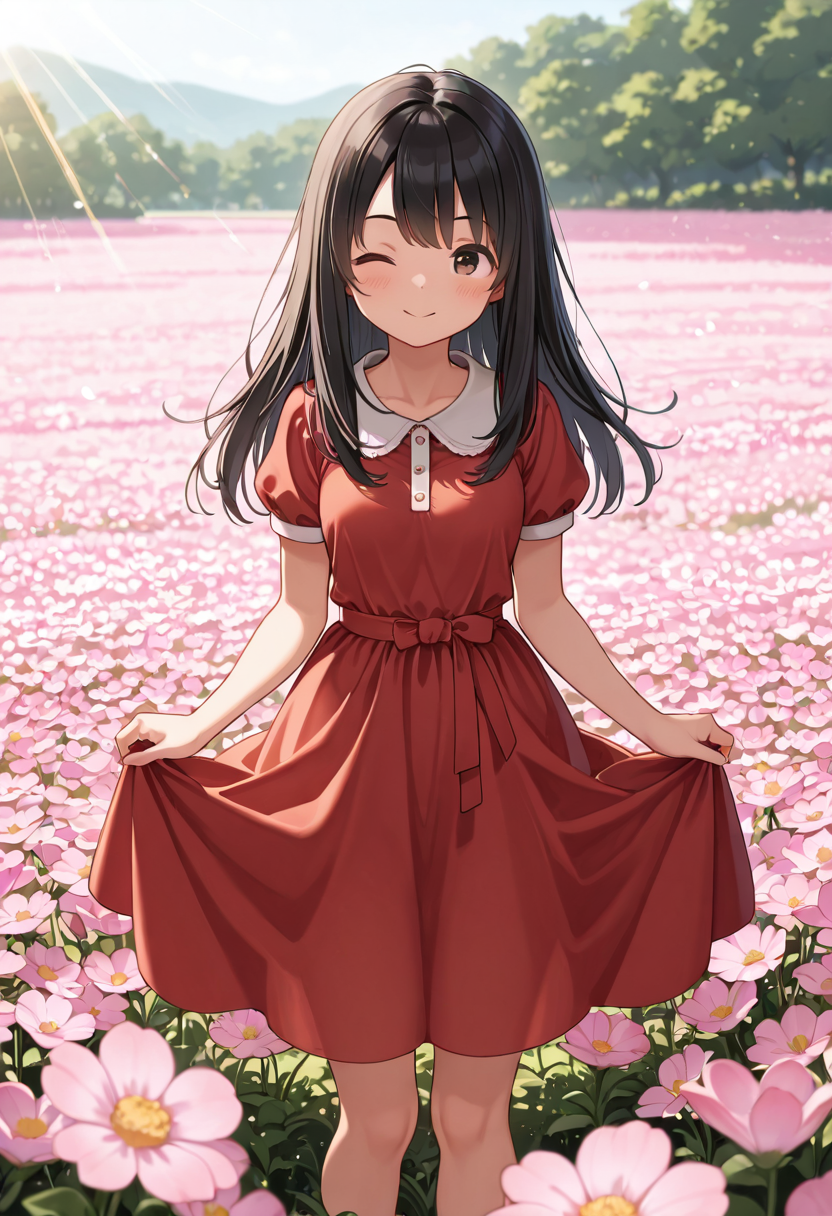 花畑の休日