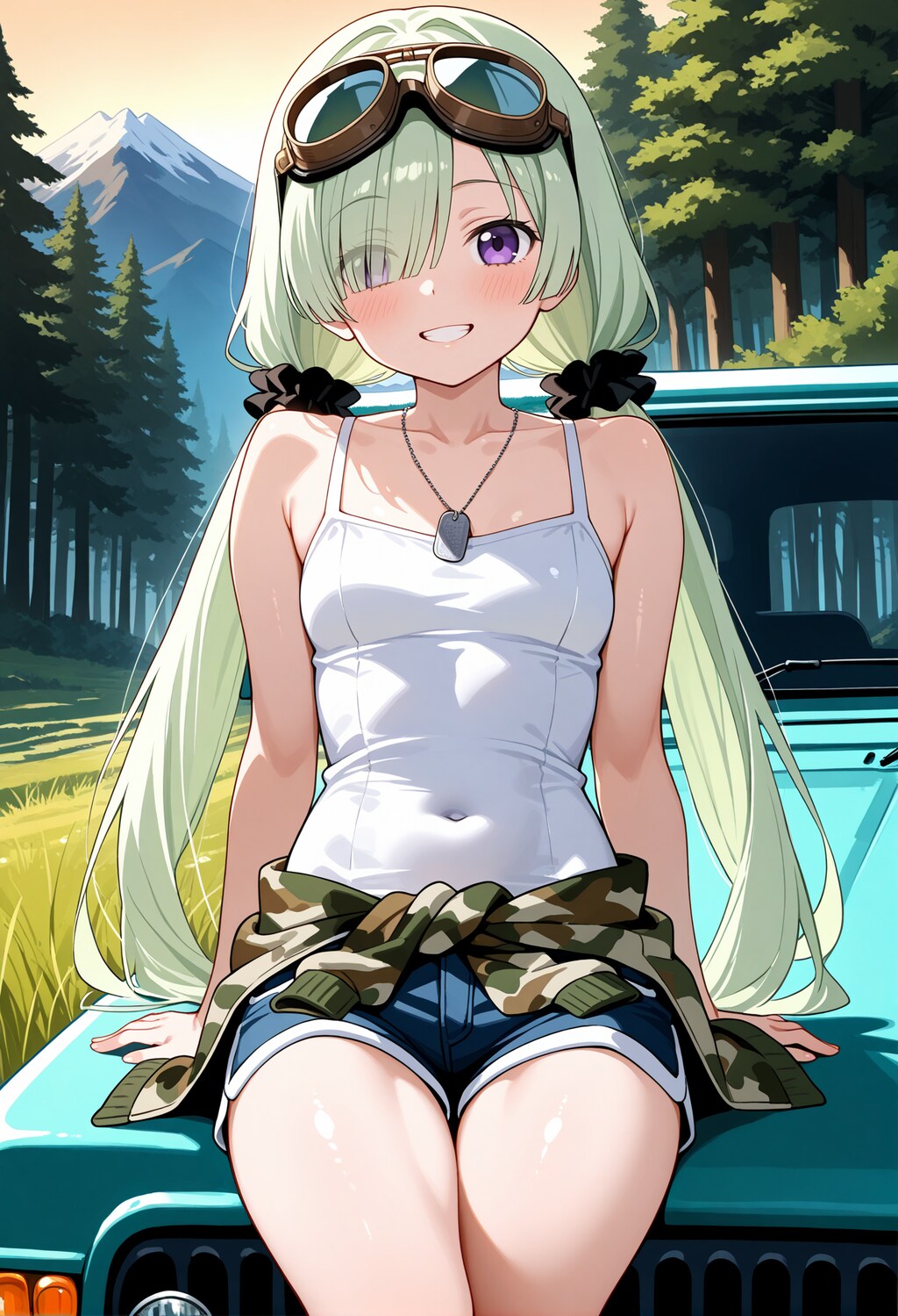 【今日の腹筋】ジープで山に