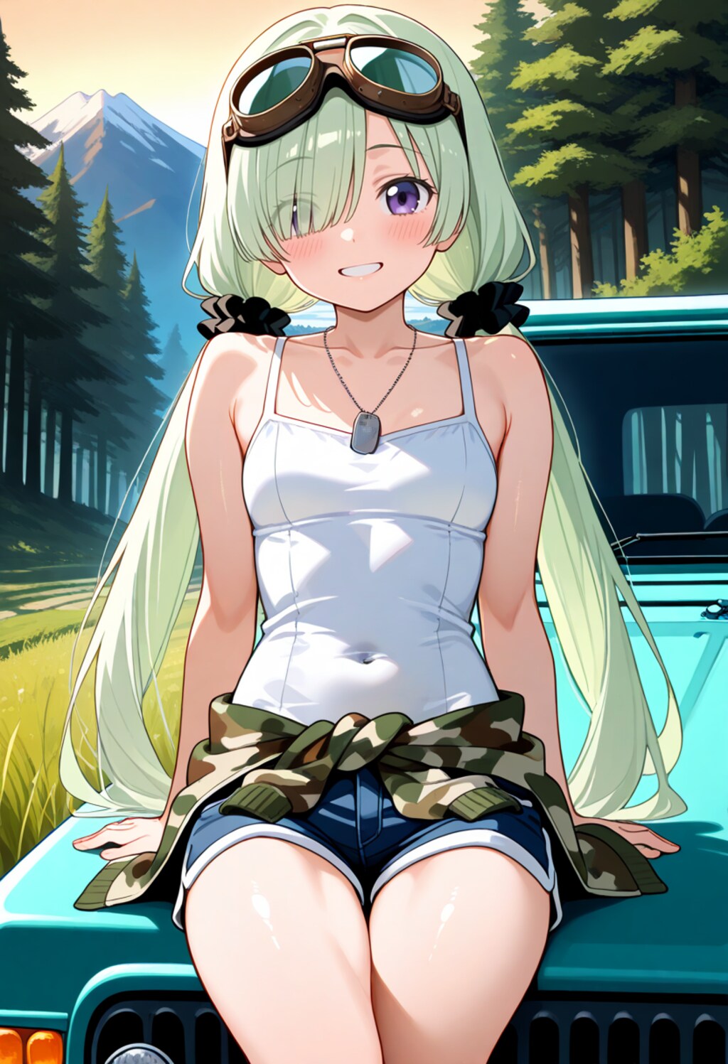 【今日の腹筋】ジープで山に