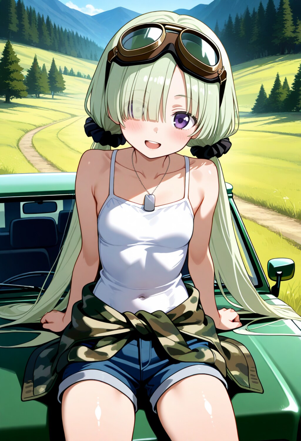 【今日の腹筋】ジープで山に