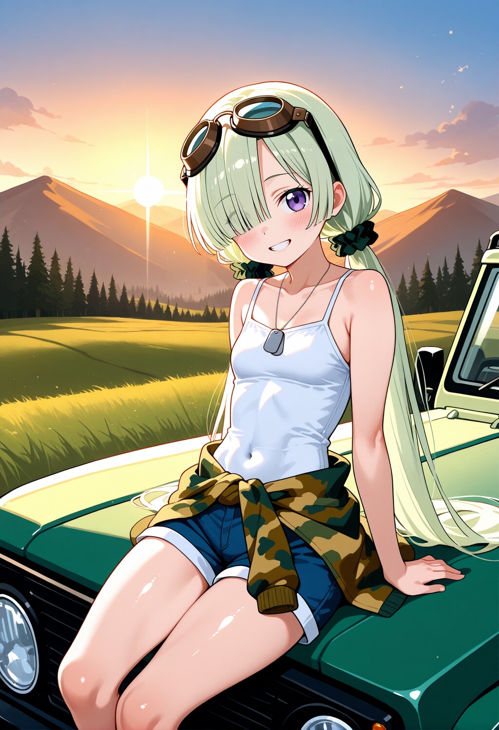 【今日の腹筋】ジープで山に