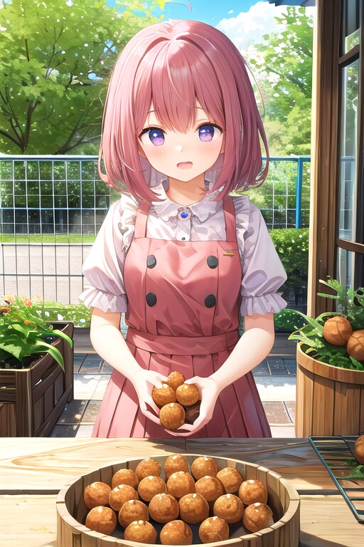 ○ートボールを作る女の子[ホートボール] | の人気AIイラスト・グラビア