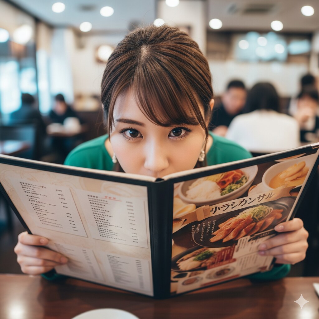 ファミレスの彼女